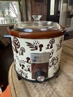 Vintage Sears Merry Mushroom Craft Crockpot Slow Cooker 1970s - Working W/book