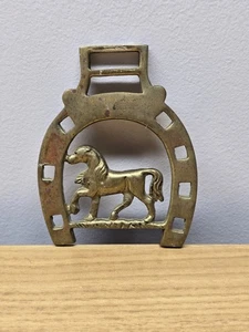Vintage Horseshoe Wall Plaque Western Decor Horse Size 3.75" - Picture 1 of 4