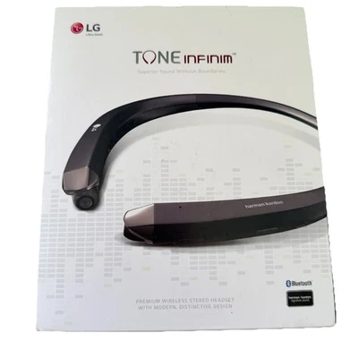 LG Tone Infinim HBS-910 Black Bluetooth earphone - Image 1 of 4