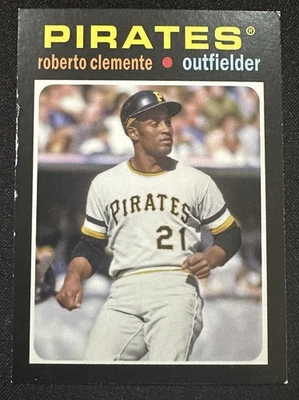2013 Topps Update #TM-42 Roberto Clemente 1971 Topps Minis Pirates - Image 1 of 2
