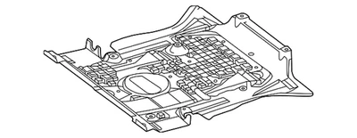 Protector central original Mercedes-Benz 166-520-07-23 Foto 1 de 3