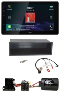 JVC DAB Lenkrad Bluetooth USB Autoradio für VW Passat Golf IV Polo schwarz - Bild 1 von 11