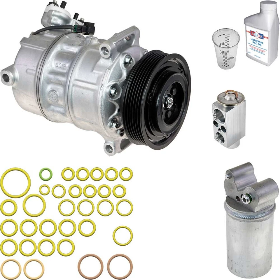 Compresor de aire acondicionado Omega con kit de reparación de aire acondicionado para Volvo S60 S80 V60 XC60 Foto 1 de 1