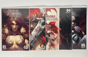 Red Sonja: Age of Chaos #1-5 Incentive Variants Lucio Parrillo Dynamite 2020 NM - Picture 1 of 6