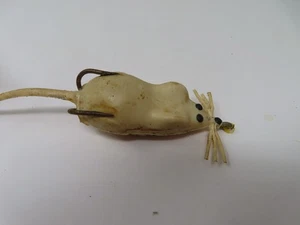 Señuelo de pesca de ratón de goma suave cebos aparejos de agua superior ganchos cebo de lubina - Imagen 1 de 3