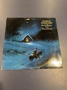 Merle Haggard Goin' Home for Christmas (1982) Vinyl Record Country Holiday VG - Picture 1 of 4