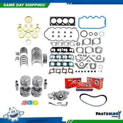 Kit de reconstrucción de motor maestro DNJ EK439M para 00-04 Ford Escort Focus 2,0 L L4 SOHC 8v Foto 1 de 4
