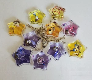 Juego de 10 Llaveros Hasbro My Little Pony Star - Acrílico Brillo Líquido Flotante - Imagen 1 de 14