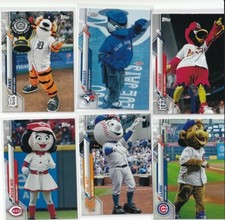 2020 Topps Opening Day Baseball Mascots Insert Singles - You Choose