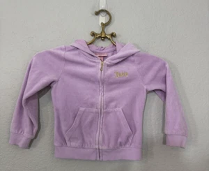 Toddler Girls Juicy Couture Zip Up Hoodie ~ Size 4T Pink - Picture 1 of 3