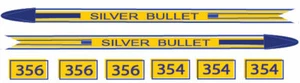 American Flyer Silver Bullet Loco Decal Set 354 356 - Picture 1 of 2