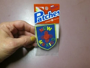 NEW NOS VINTAGE NEW MEXICO STATE EMBROIDERED IRON ON PATCH BY VOYAGER PATCHES CO - Picture 1 of 2