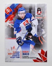 2023 BY Cards IIHF World Junior Championship Slovakia #123 Robert Baco