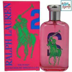 Ralph Lauren Big Pony #2 Eau de Toilette for Women 3.4 oz / 100 Ml Pink Box