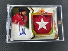 2021-22 Ultimate Collection Alex Ovechkin Jumbo Patch Auto Star /3 Game Used #8