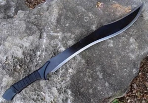 CUSTOM HANDMADE CARBON STEEL HUNTING MACHETE SWORD CAMPING SWORD/REPLICA SWORD - Picture 1 of 5