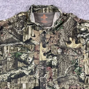 Game Winner Camo Shirt 3XL Button Up Real Tree Break Up Infinity Long Sleeve - Picture 1 of 7