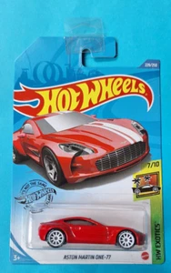 Hot Wheels - Aston Martin One-77 REAL RIDERS 2020 229/250 7/10 Long Card - Picture 1 of 2
