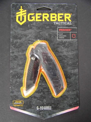 Nuevo/Sellado Gerber Tactical: Cuchillo Plegable Clip Swagger, Garantía de por Vida Foto 1 de 4