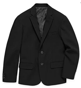 Van Heusen Flex Big Boys Suit Jacket 18 Husky Black - Picture 1 of 1