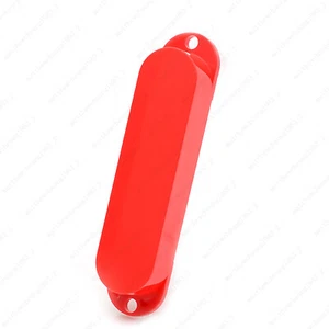 1/2/3Pcs Plastic Sealed Single Coil Pickup Cover For ST Guitar No Holes 12Color - Picture 1 of 39