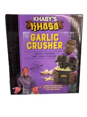 Khaby’s Khasa Garlic Crusher - Crush or Mince - All Star Innovations BRAND NEW - Image 1 of 4