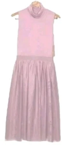 Hope & Harlow Wendy Pink Princess Prom Dress Tulle Skirt Balletcore Size 8 NEW - Picture 1 of 9