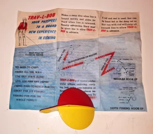 Fishing bobber TRAV-L-BOB Travelure with brochure - Picture 1 of 3