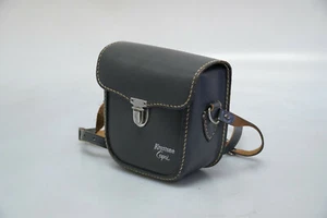 VINTAGE KEYSTONE CAPRI CAMERA CASE GREY LEATHER - Picture 1 of 2