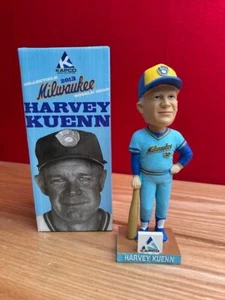 Bobblehead Harvey Kuenn Milwaukee Brewers 2013 (variante azul lejano) - Imagen 1 de 1