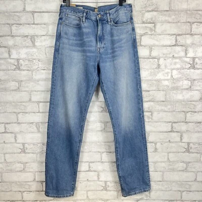 J.CREW NWT 100% Cotton Men's Classic Medium Wash Blue Jean Jeans W32 L34 BX866 - Image 1 of 4