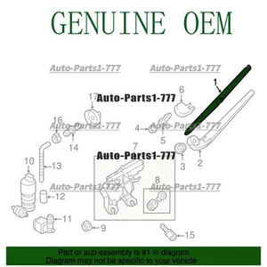 Genuine Rear windshield wiper blade For 11-18 Audi A4 Q5 Q7 VW Touareg 7P6955427 - Picture 1 of 3