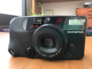 [Wie besehen] Olympus IZM 220 analoge Kompaktkamera Panorama Zoom Japan - Bild 1 von 13