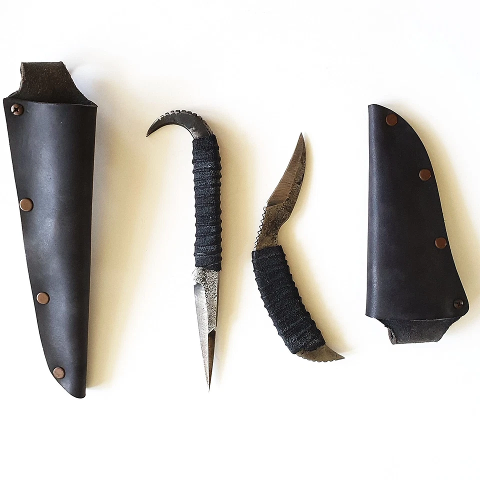 ODINSOWNBLADEWORKS custom Messer-Set handmade forged Dagger & Pikal blade  - Bild 1 von 1