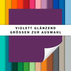 Fliesenaufkleber violett glänzend | Fliesensticker Küche Bad | alle Größen - Bild 1 von 1
