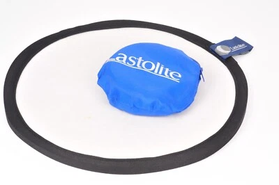 Lastolite Small Round 30cm Silver White Photography Pop Up Collapsible Reflector - Image 1 of 4