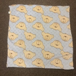 Manta de oso azul tostado SNUGLY BABY Lovey Seguridad Vellón 28” X 30” Vs Afiliados - Imagen 1 de 6