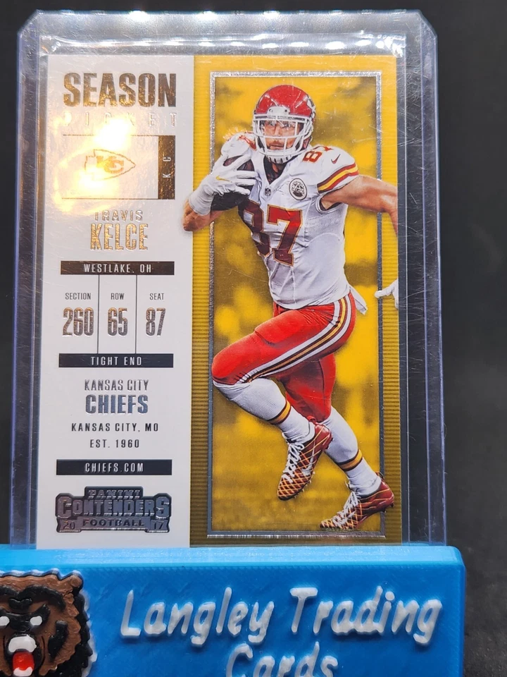 2017 Panini Contenders Travis Kelce Season Ticket  - Image 1 of 1