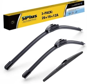 3 Wipers 26"/16"/12" Replacement For Toyota RAV4 2022 2021 2020 26"+16"+12"(A) - Picture 1 of 6