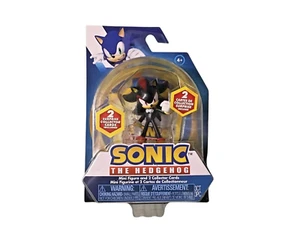 Figura de acción Sonic The Hedgehog Shadow 2,5” + 2 cartas de coleccionista Sega nueva - Imagen 1 de 3