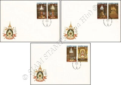 42 years reign of King Bhumibol Aduljadeh (III): Royal Throne -FDC(I)-I- - Image 1 of 4