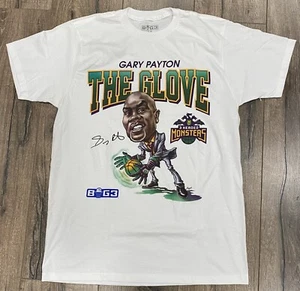 Gary Payton Caricature The Glove Big 3 Basketball 3 Headed Monsters Medium Shirt - Picture 1 of 3