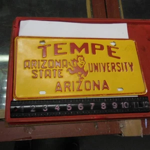 RARA ARIZONA STATE UNIVERSITY SUN DEVILS-ASU BOOSTER/TARGA #OP/HP - Foto 1 di 3