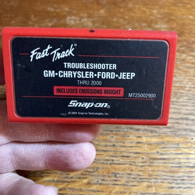 Snap On Troubleshooter GM-Chry-Ford-Jeep Thru 2000 con Insight Mt25002900 Foto 1 de 4