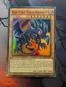 YuGiOh Red-Eyes Toon Dragon Super Rare 1st Edition SHVI-EN036 - Foto 1 di 1