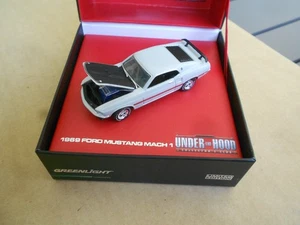 Greenlight 1969 Ford Mustang Mach 1 Under the Hood 1/64 NOS Open Box - Picture 1 of 10