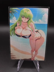 C.c Code Geass Anime Waifu Card Doujin ACG Goddess Holo - Picture 1 of 4