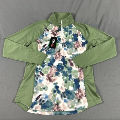 RLX Ralph Lauren Womens Golf Pullover Sleeve Logo Print 1/4 Zip Small MSRP $158 - Image 1 of 4