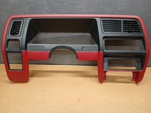 1989 1992 Ford Bronco II Ranger Dash Instrument Cluster Bezel 4x2 Red Maroon - Bild 1 von 19