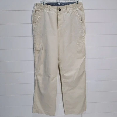 Hurley Womens Highrider Pants Size 9 Beige Casual Workwear Chino Pants - Image 1 of 4
